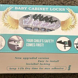 Box of Nine Child Proof Cabinet Locks